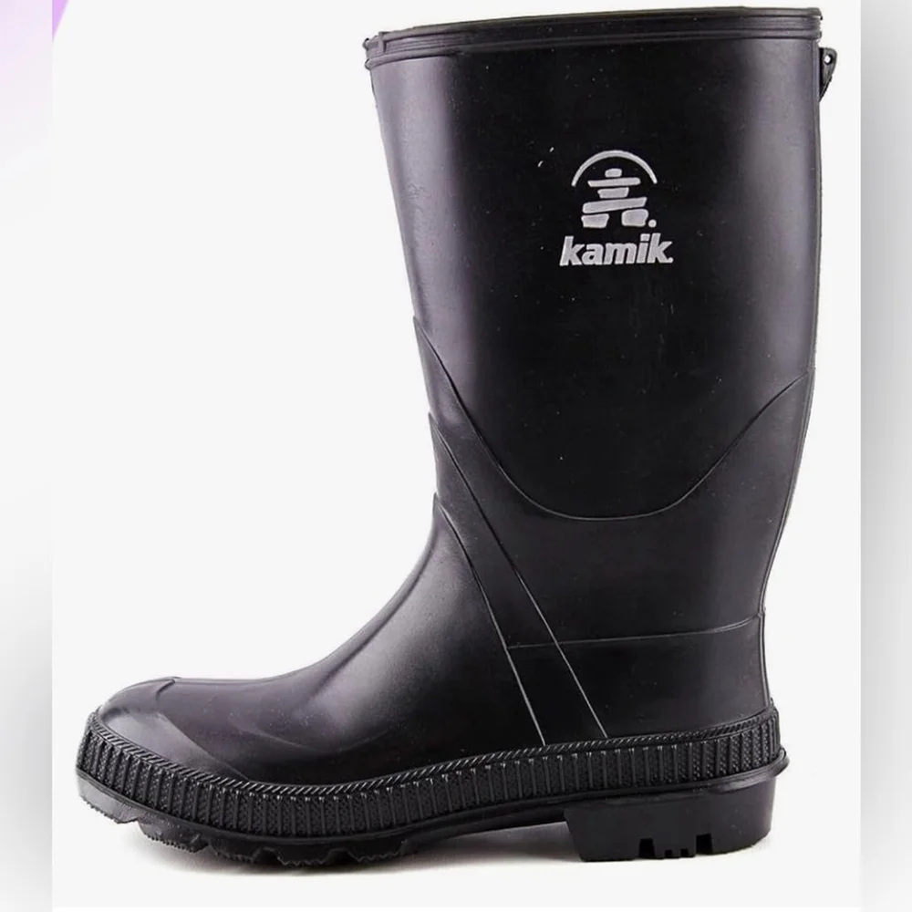 Kamik Stomp Rain Boot Youth Size 4 NWT